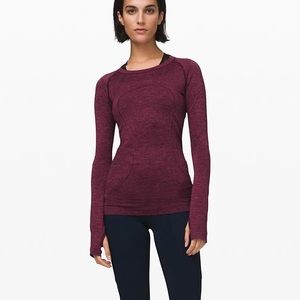 Dark Green Lululemon swiftly tech long sleeve